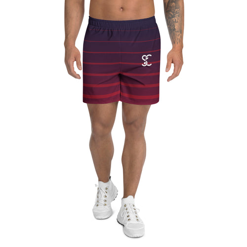 Sleek All-Over Print Athletic Long Shorts - bold streetwear bottoms from Sleek Collective